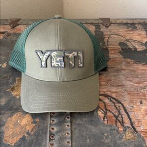 Yeti Olive Green Trucker Cap